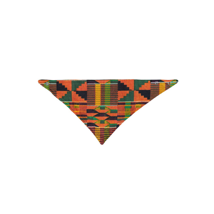 Classic Orange Kente Bandana Scarf