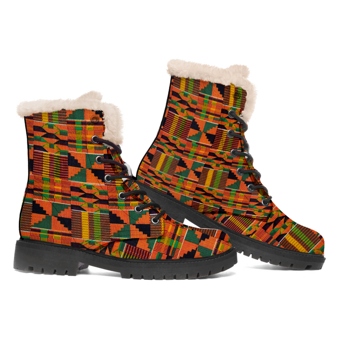 OG Kente Boots Fashion Boots