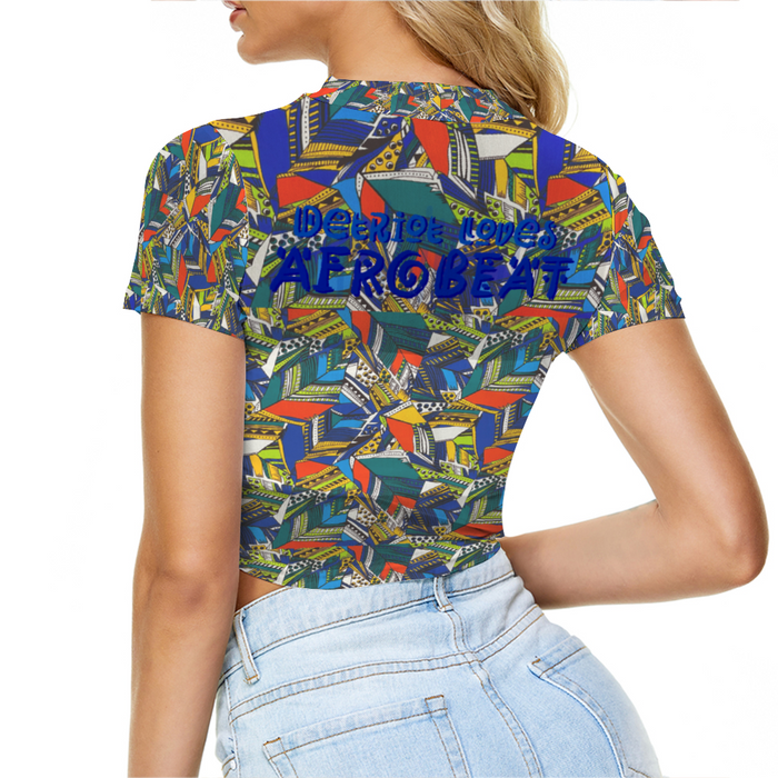 Inkstone Mesh Crop Top Detroit Loves Afrobeat