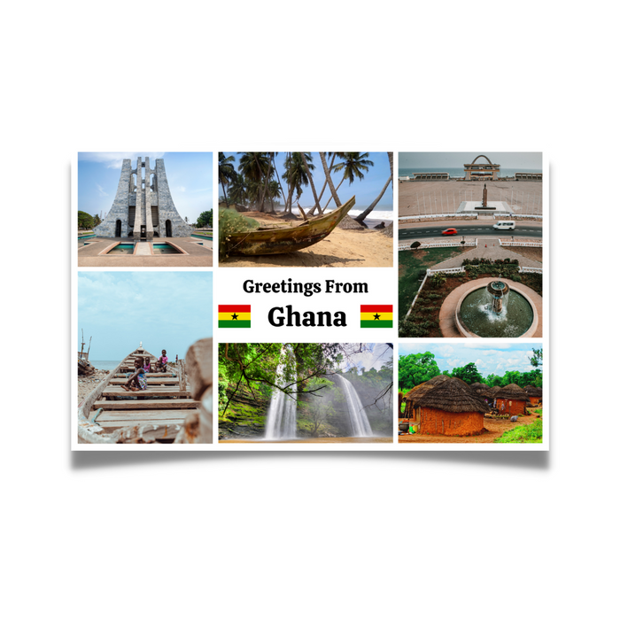 Greetings from Ghana Postcard