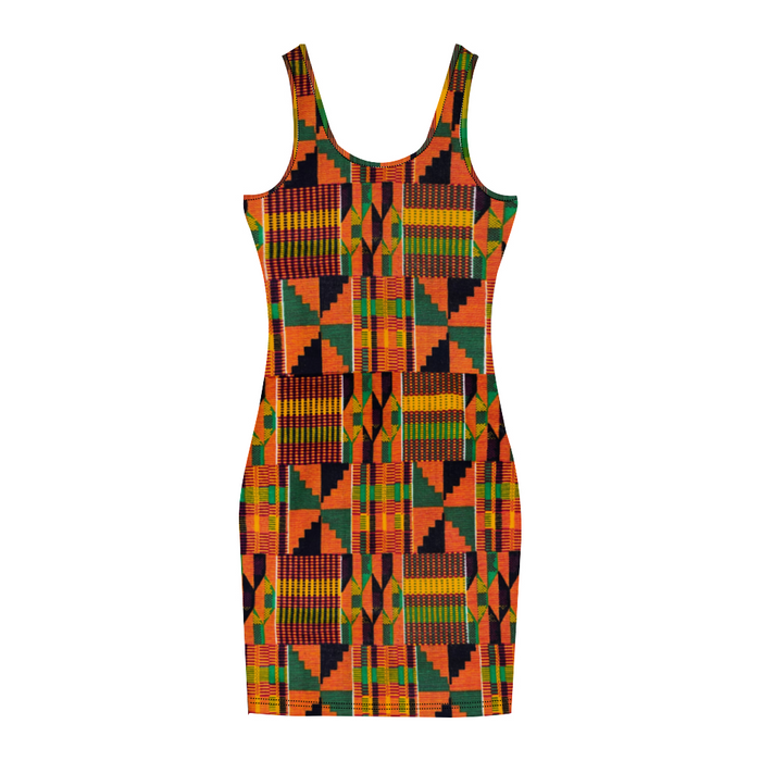 new kente tank dress