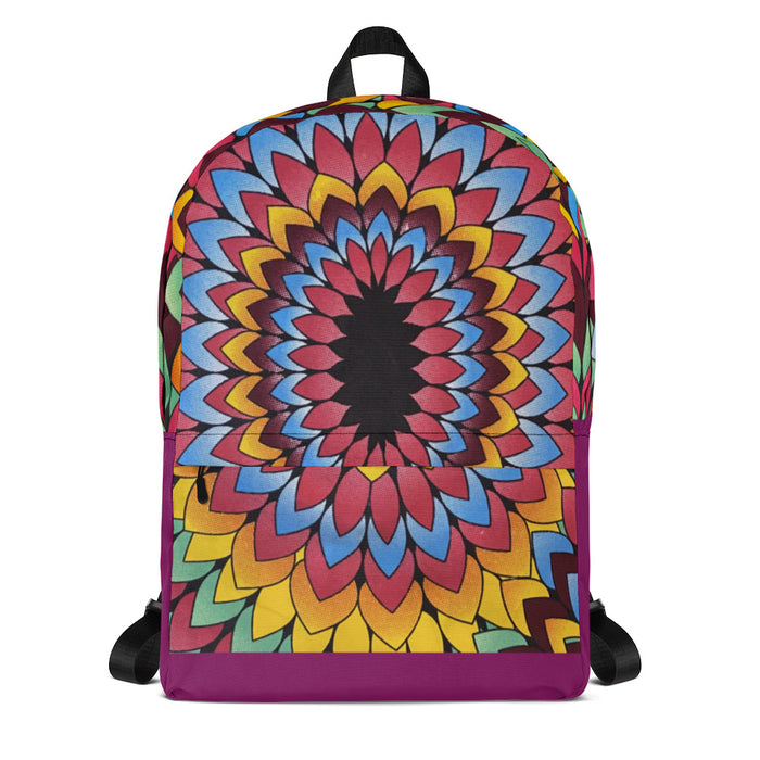 Chevron African Print Backpack