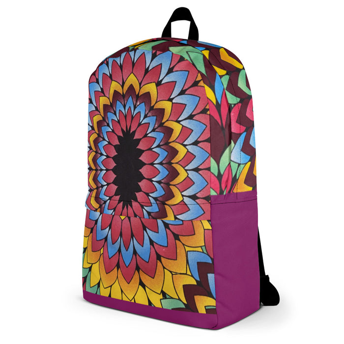 Chevron African Print Backpack