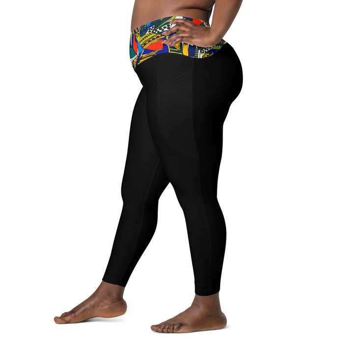 Inkstone Women's Leggings with Accent 2XS-6XL