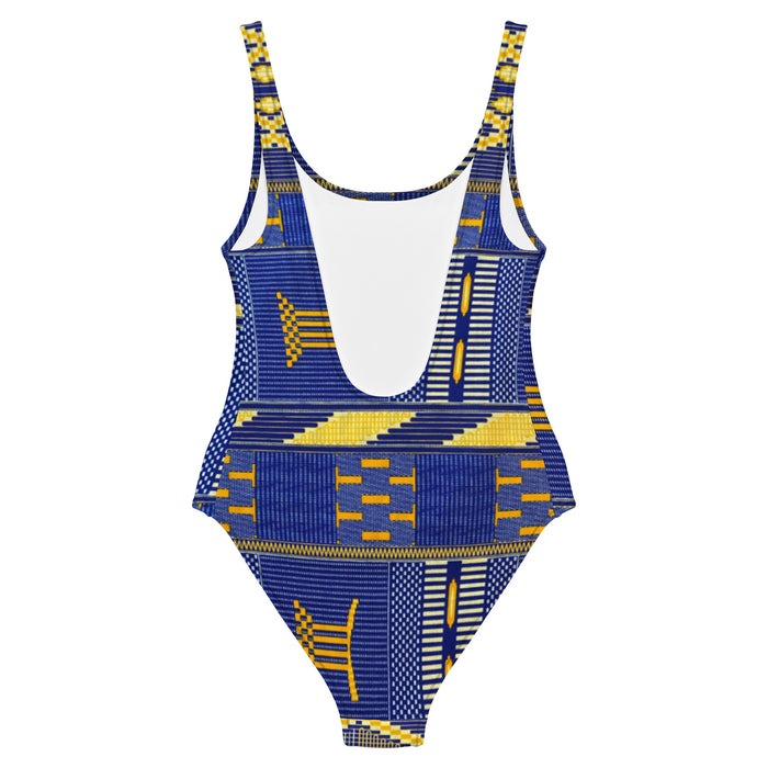 Asante African Print One-Piece Swimsuit XS-3XL