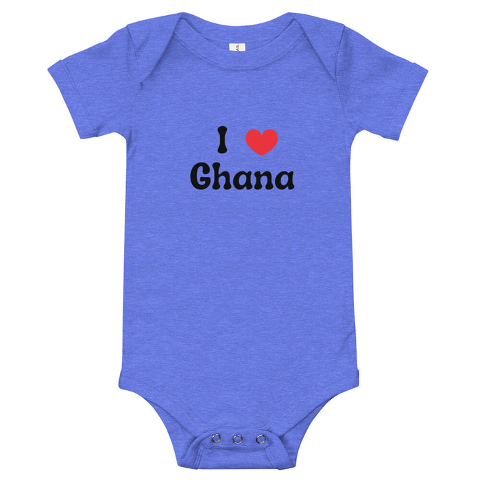 I Love Ghana Baby Bodysuit