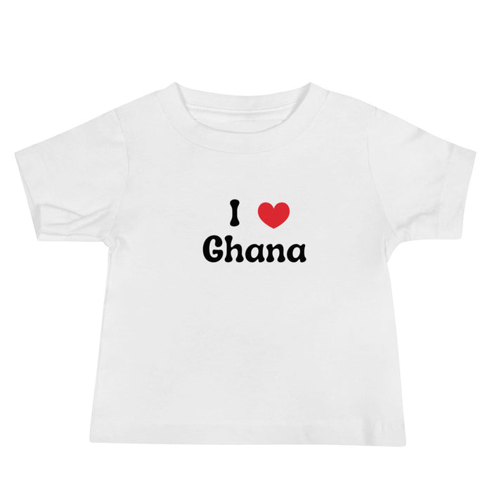 I Love Ghana Baby Jersey T-Shirt