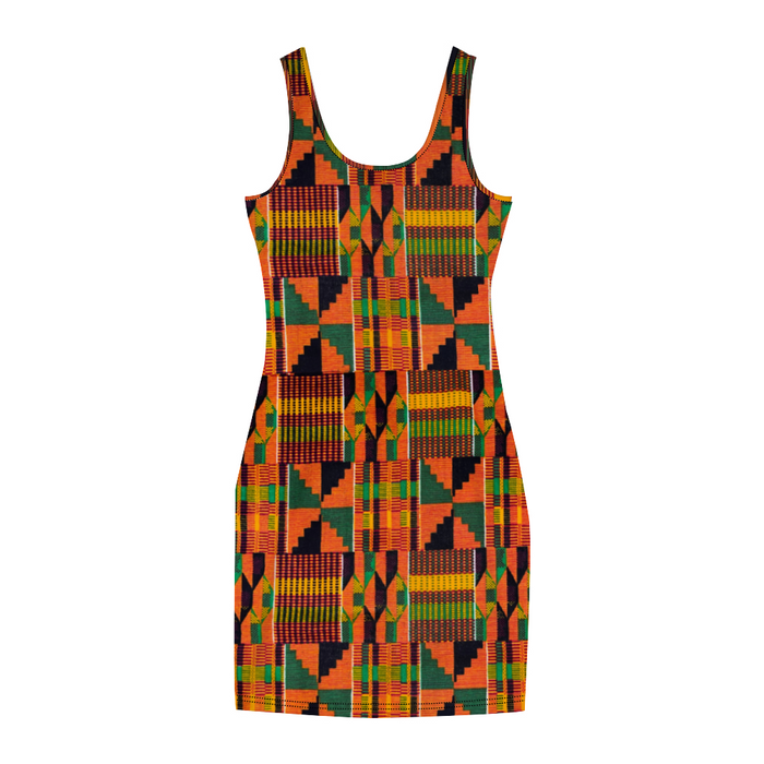 new kente tank dress