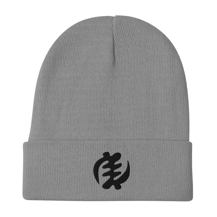 Gye Nyame Adinkra Embroidered Beanie