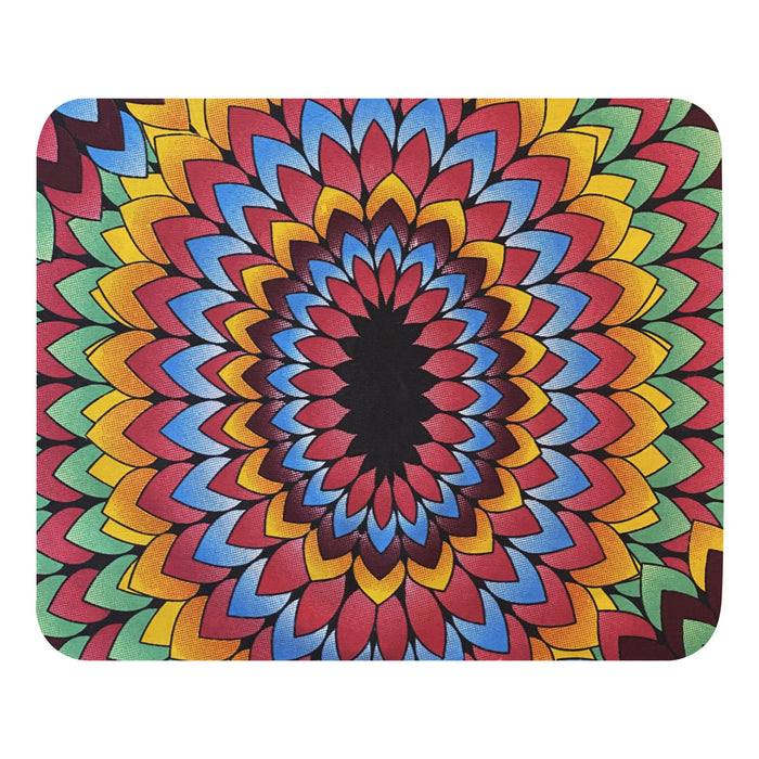 Chevron African Print Mouse Pad