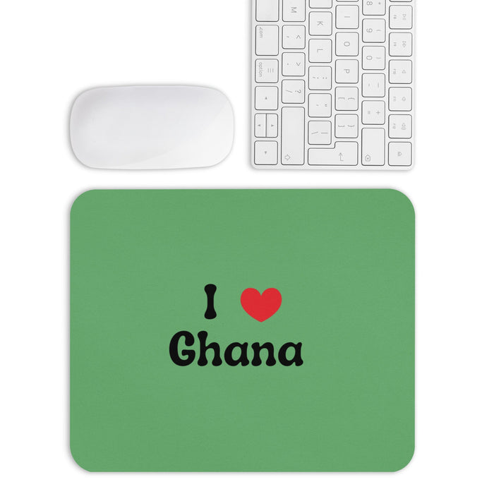 I Love Ghana Mouse pad