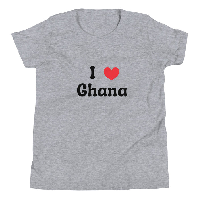 I Love Ghana Youth Short Sleeve T-Shirt S-XL